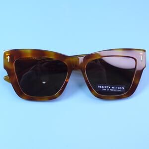 Rebecca Minkoff Soraya Sunglasses Brown tortoiseshell 100% UV Protection